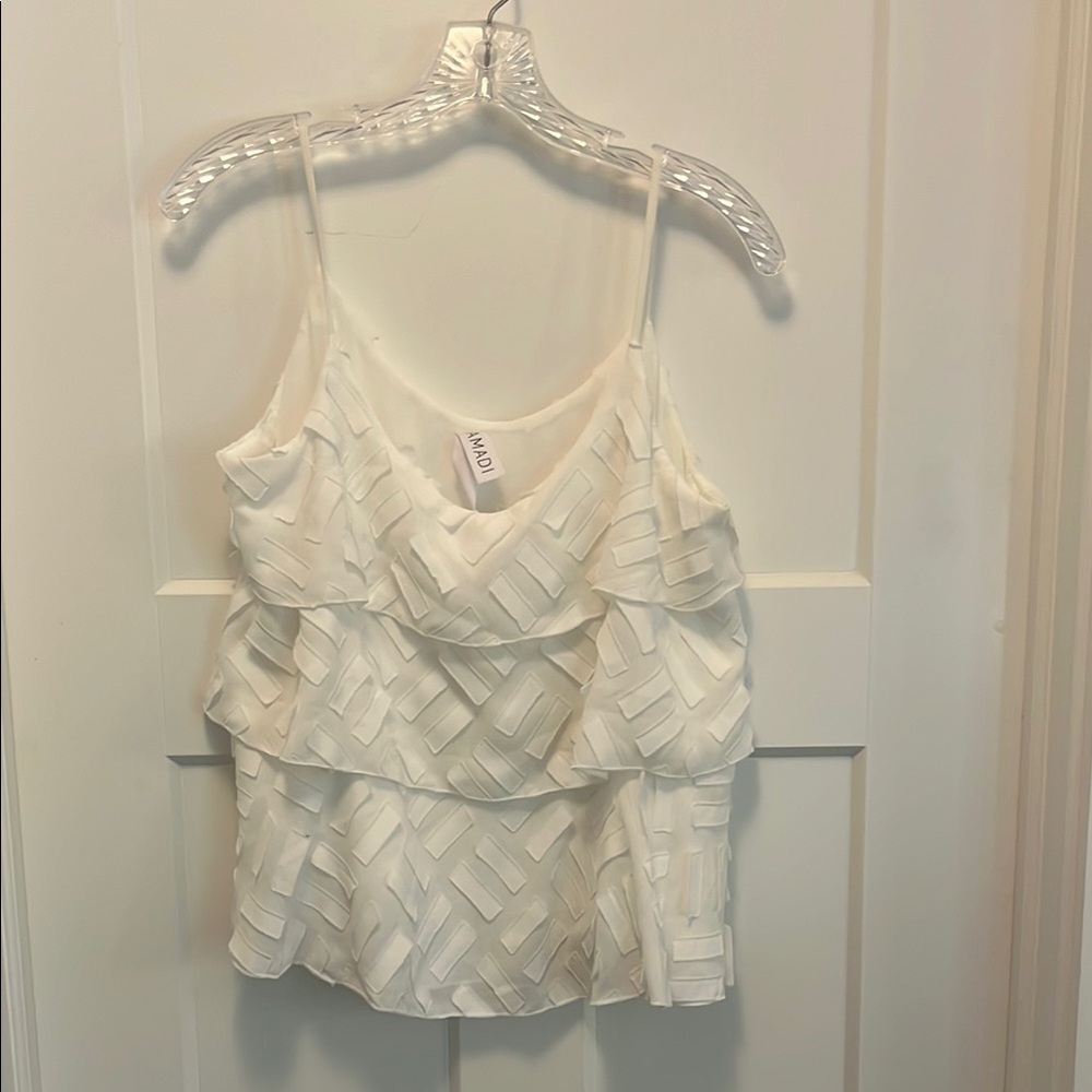 NWT XS White Amadi cami top